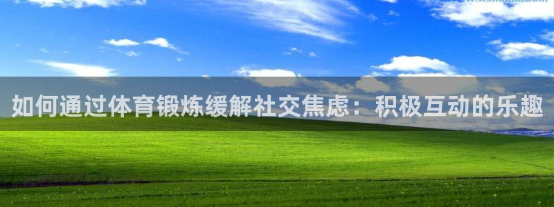 意昂4体育平台开户链接：如何通过体育锻炼缓解社交焦虑：积极互动的乐趣